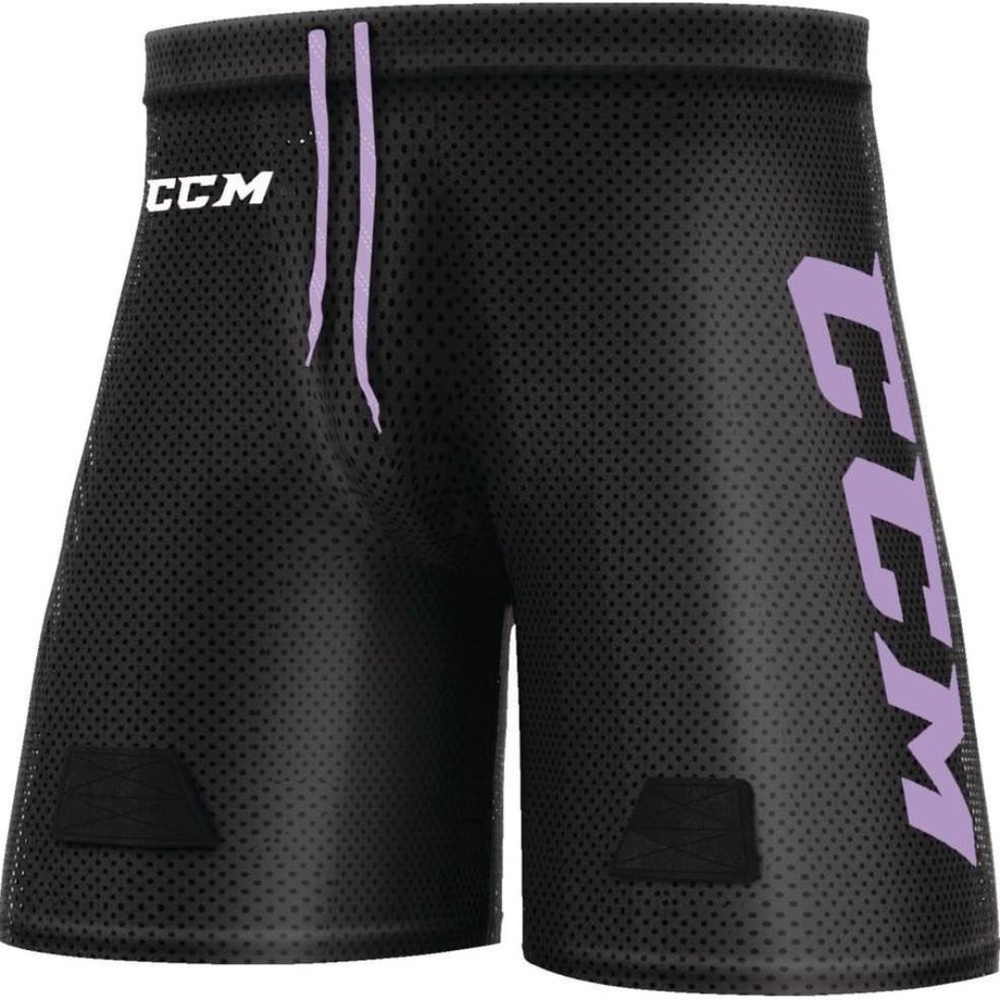 BRAND NEW sealed women ccm mesh hockey short with pelvic protector size XL